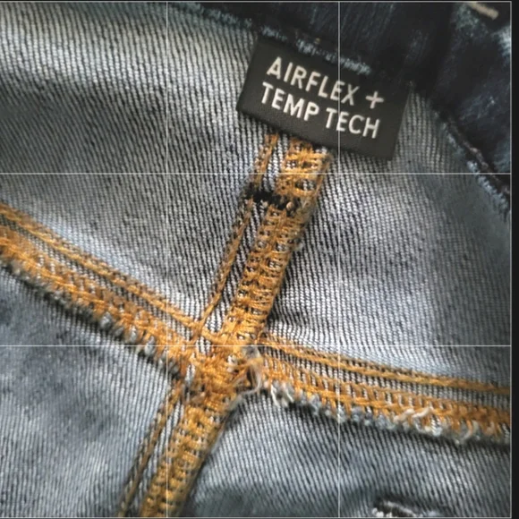 31x32 Airflex American Eagle Athletic Skinny Blue Jean Denim Men 31 x 32 31W 32L - Picture 7 of 11